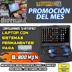 Laptop para MB XENTRY con Sistemas Permanentes