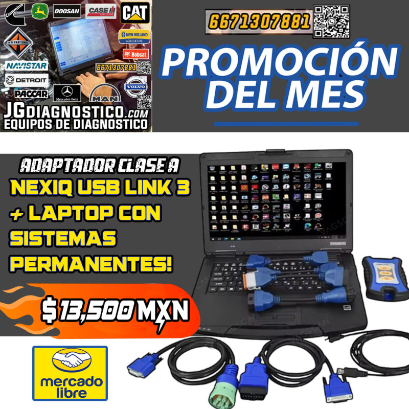 Kit Nexiq Usb Link 3 Clase A