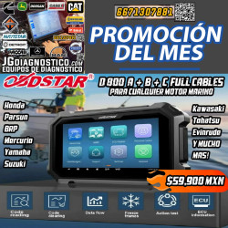 ODBSTAR D800 MARINO + CONECTORES (A + B + C)