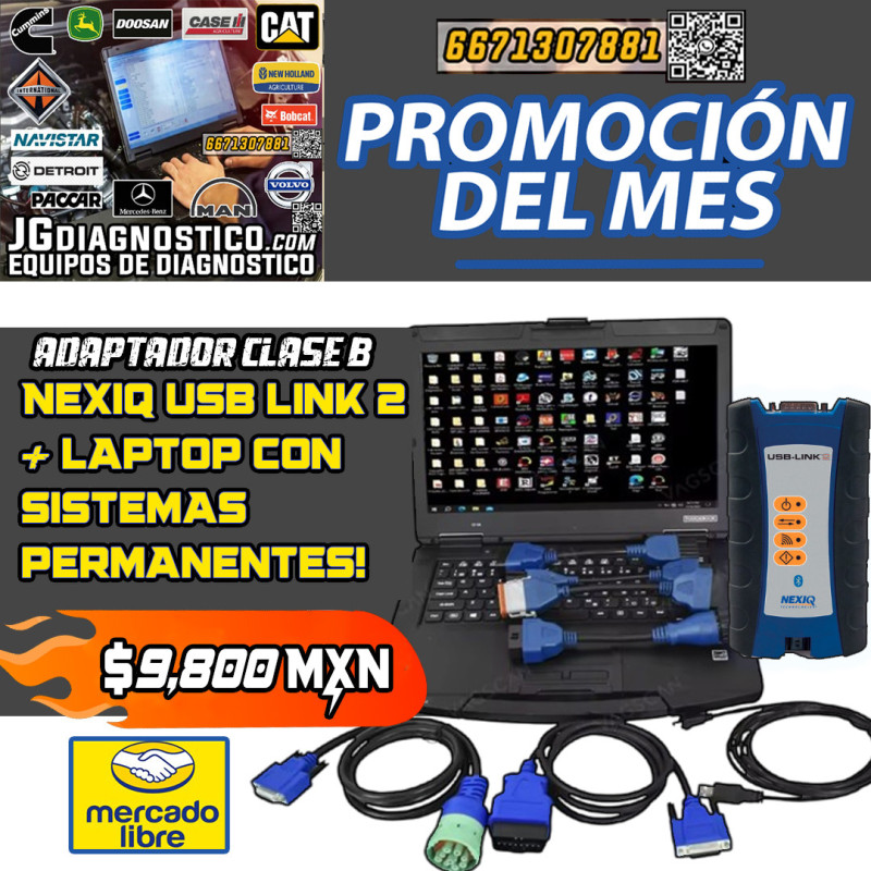 Kit Nexiq Usb Link 2 Clase B