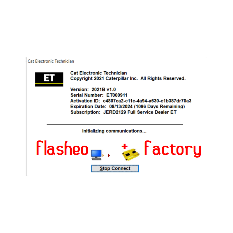 Cat ET + Flash + Factory